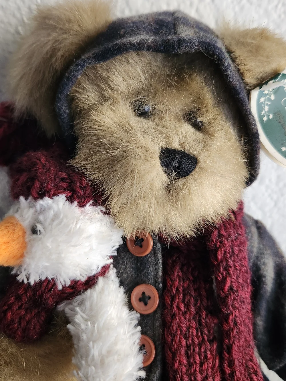 Bearington Collectabke Series Virginia and Jack & Frost Holiday Bears 14in NWT
